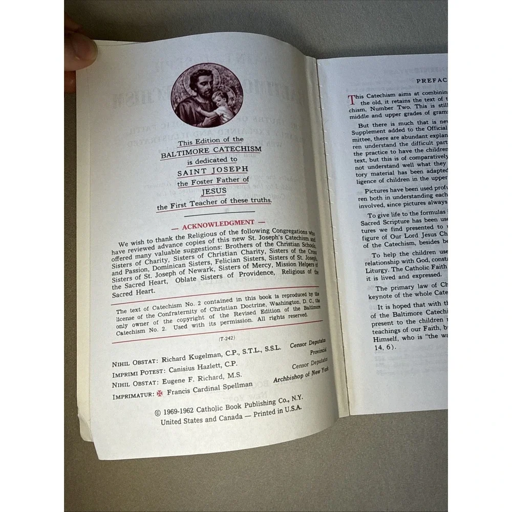 New‎ Saint Joseph Baltimore Catechism No 2 Father Bennet Revised Good Religion